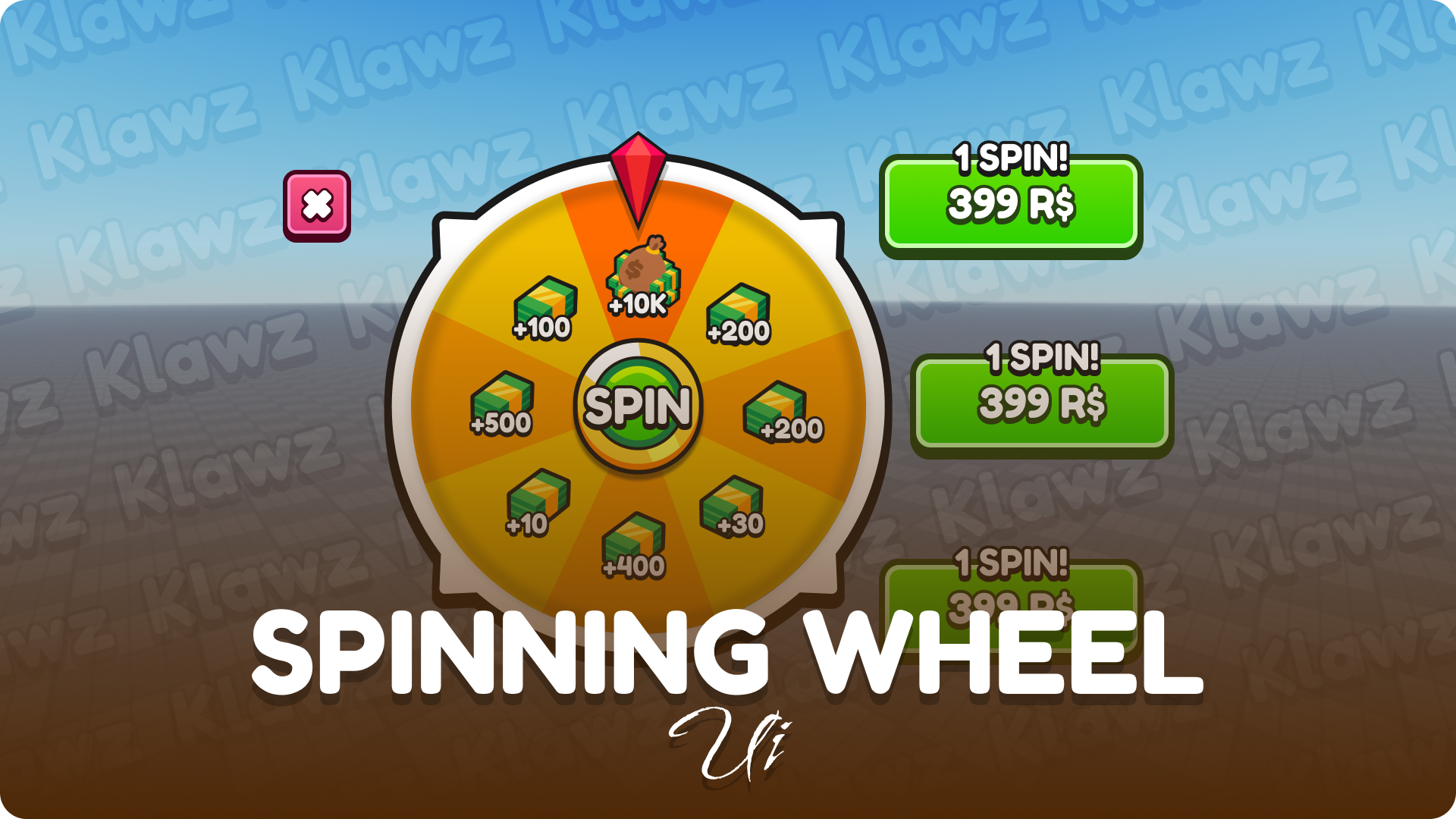 Spinning Wheel Ui